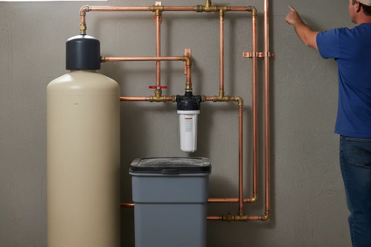 Whole-house water treatment system installed in Central Islip